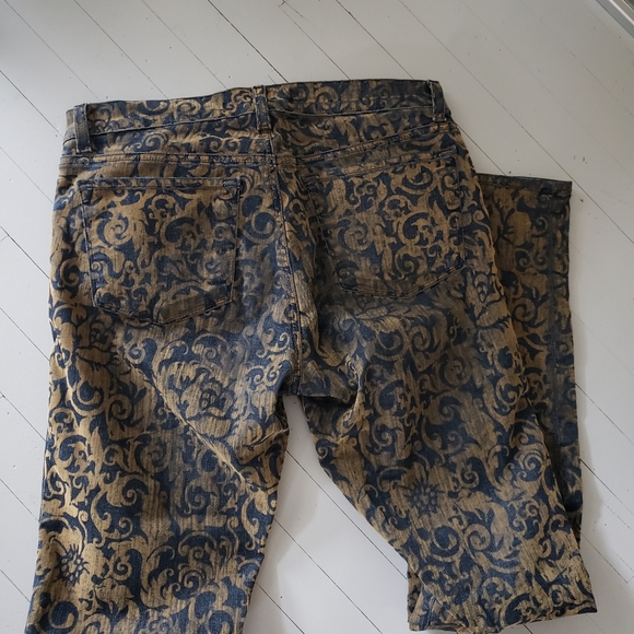 2010s J BRAND Gold Brocade denim - Picture 6 of 8
